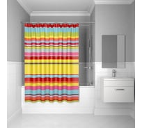Штора для ванной комнаты IDDIS 200х240 см, полиэстер, ID, summer stripes 290P24RI11