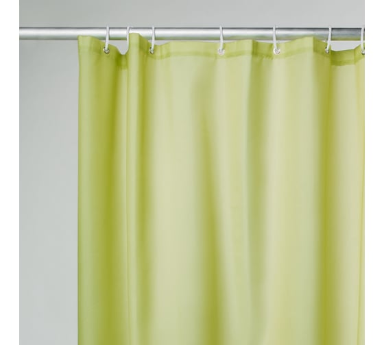 Штора для ванной комнаты IDDIS 200х200 см, полиэстер, green butterfly SCID032P