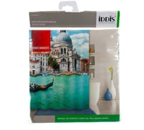 Штора для ванной комнаты IDDIS 180*200 см, полиэстер, Venice moments, Blue 540P18Ri11