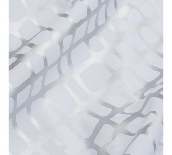 Штора для ванной комнаты IDDIS 200*180 см, полиэстер, Silver Gauze 341P20RI11