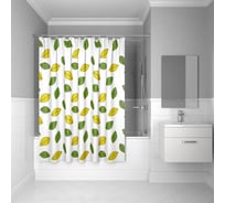 Штора для ванной комнаты IDDIS 200*240 см, полиэстер, ID, bean leaf 200P24RI11