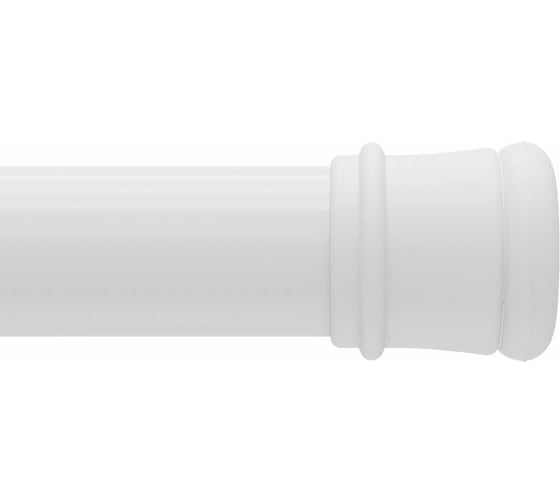 Карниз для ванной комнаты Milardo 110-200 см, белый, 010A200M14