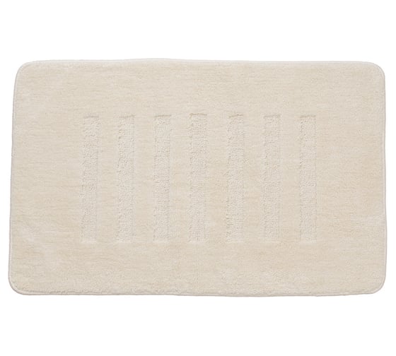 Коврик для ванной комнаты Milardo 50*80 см, микрофибра, MI, beige lines, MMI183M