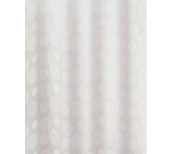 Штора для ванной комнаты Milardo 180х180 см, полиэстер, White Mist, 810P180M11 1