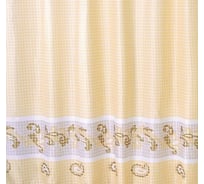 Штора для ванной комнаты Milardo 180*200 см, полиэстер, beige fresco, SCMI013P