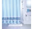 Штора для ванной комнаты Milardo 180*200 см, полиэстер, blue fresco, SCMI011P 2