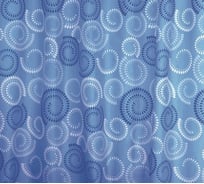 Штора для ванной комнаты Milardo 180х200 см, полиэстер, Ultramarine Dots, 900P180M11