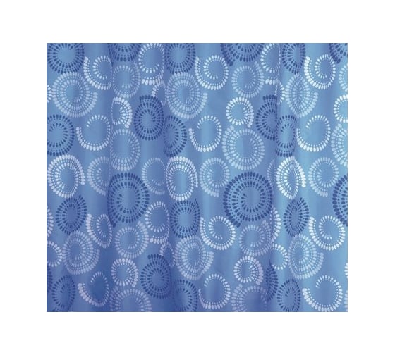 Штора для ванной комнаты Milardo 180х200 см, полиэстер, Ultramarine Dots, 900P180M11 1