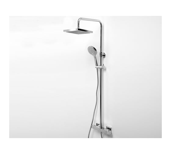 Душевой комплект со смесителем для душа, WasserKRAFT Thermo 80/110 x 53 см A15502