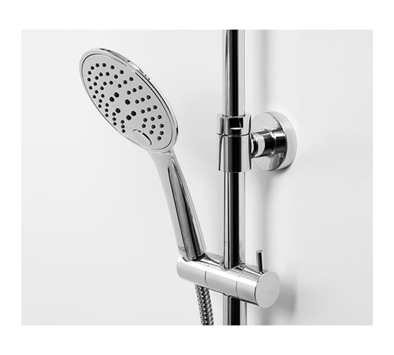 Душевой комплект со смесителем для душа, WasserKRAFT Thermo 80/110 x 53 см A15502