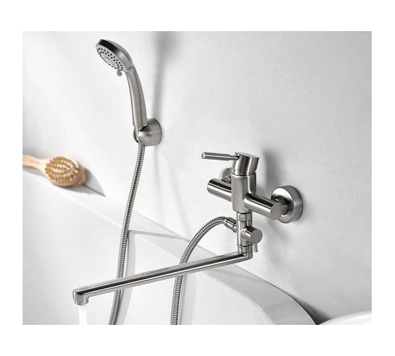 Смеситель для ванны с длинным изливом WasserKRAFT Wern 4202L