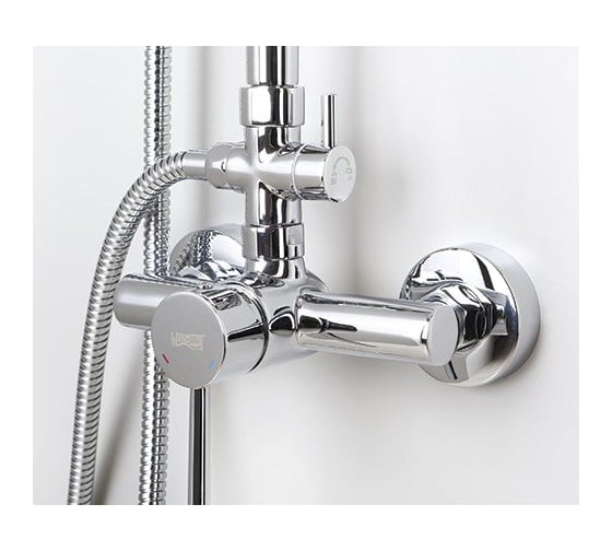 Душевой комплект со смесителем для душа WasserKRAFT 96/133х57см A12202