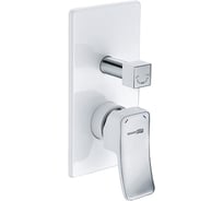Смеситель для ванны и душа WasserKraft Aller 10641WHITE