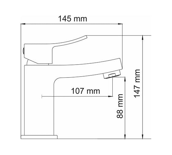 Смеситель для раковины WasserKraft Aller 1064