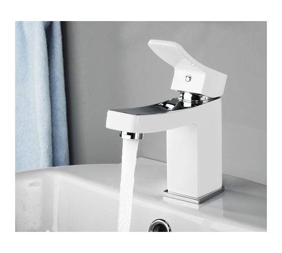 Смеситель для раковины WasserKraft Aller 1063WHITE