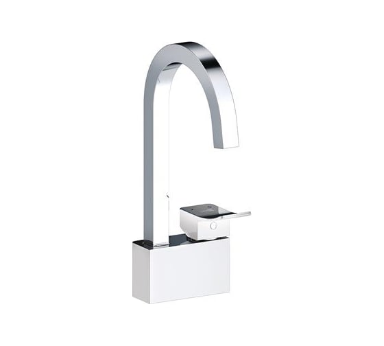 Смеситель для кухни с поворотным изливом WasserKRAFT Aller 1067WHITE
