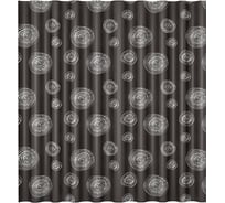 Шторка для ванной WasserKraft Eidar кольца в комплекте SC-33301