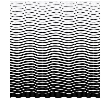 Шторка для ванной WasserKraft Donau кольца в комплекте SC-24101