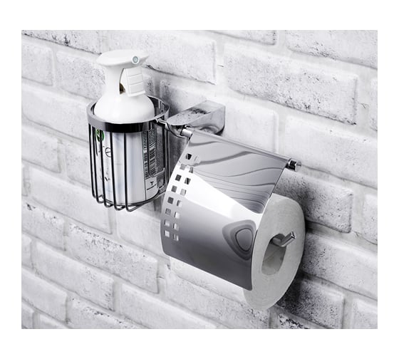 Держатель туалетной бумаги и освежителя WasserKraft Kammel K-8359