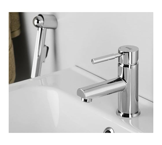 Смеситель для раковины с гигиенической лейкой WasserKraft Main 4108