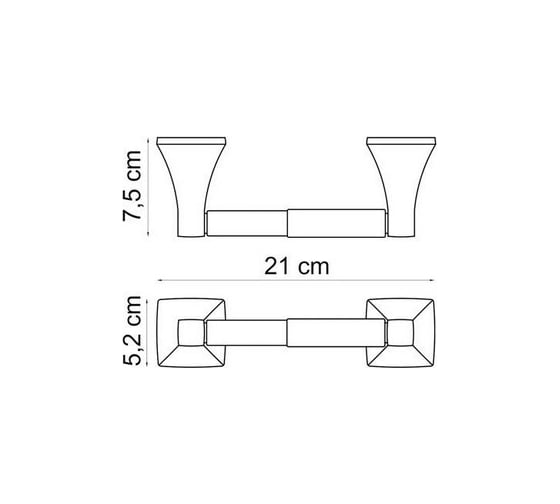 Держатель туалетной бумаги WasserKraft Wern K-2522