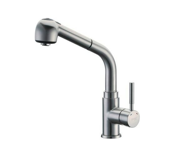 Смеситель для кухни с выдвижной лейкой WasserKRAFT Wern 4266