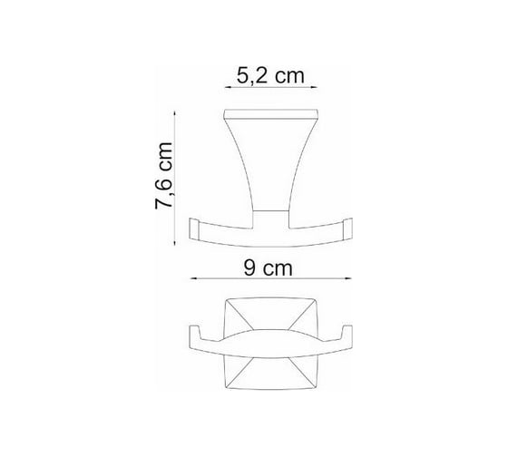 Двойной крючок WasserKraft Wern K-2523D