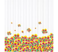 Шторка для ванной WasserKraft Leine кольца в комплекте SC-50101