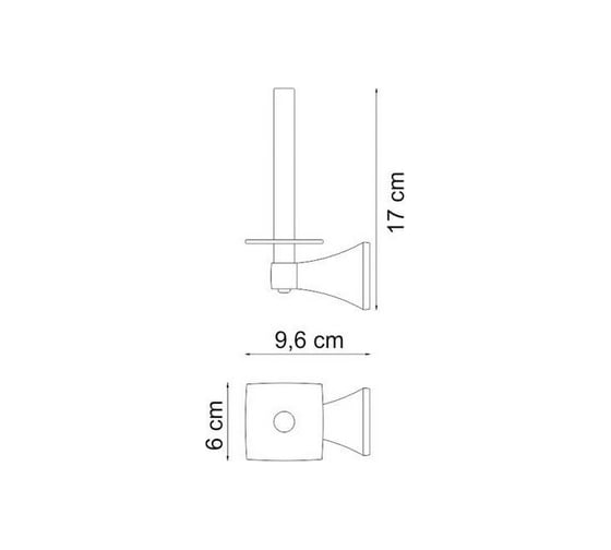 Держатель туалетной бумаги WasserKraft Wern K-2597