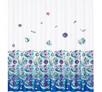 Шторка для ванной, кольца в комплекте WasserKraft Salm SC-13101