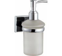 Дозатор для жидкого мыла Zenfort  с держателем коллекция "генезис", черный, 102333