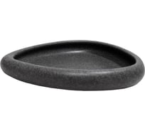 Мыльница Zenfort  коллекция "темный камень", полирезина, 106473