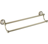 Двойной трубчатый полотенцедержатель FIXSEN GOLD BOGEMA 60 см 78502G