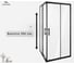 Душевой уголок LUXMARE 90*90 LXM01-90-BL 4