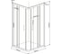 Душевой уголок LUXMARE 90*90 LXM01-90-BL 7