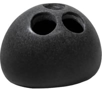 Стакан для зубных щеток Zenfort коллекция "темный камень", полирезина 106471