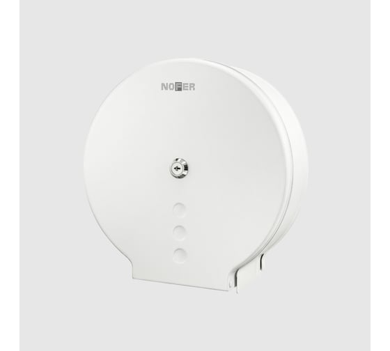 Диспенсер для туалетной бумаги Nofer нерж. сталь INDUSTRIAL белый 05006.W