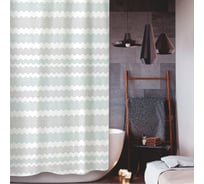 Штора для ванной Zenfort "гармония" полиэстер, 180x200 см, 12 колец, мультиколор 104200