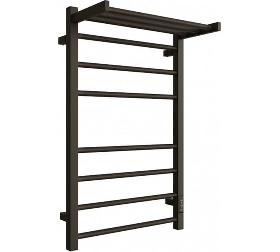 Электрический полотенцесушитель СТН Ladder квадрат тепла x-k-80/50 d-loo-b LXK8050DLOOB