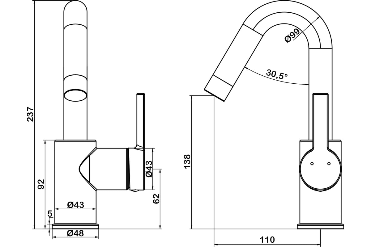 Смеситель для раковины Swedbe 1012B - выгодная цена, отзывы ...