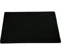 Коврик Homium Home Pro, цвет черный, размер 45х75 см homemat05black