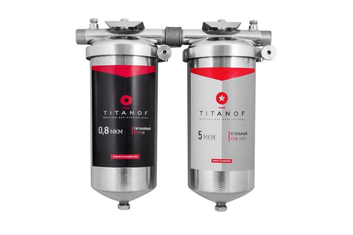 Фильтр магистральный TITANOF УПФ-1000 для холодной и горячей воды