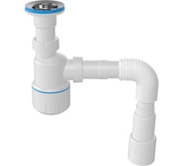 Сифон для умывальника Nova выпуск 64мм, длина винта 65 мм, выход гибкая труба 1 1/4 - ø40/50 1050