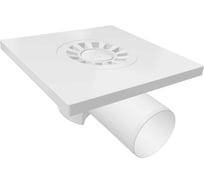 Сантехнический трап Nova пластмассовый 15x15, боковой, ø50 5020