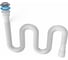 Сифон 1 1/2"- ø40/50 гофрированный (удлиненный), с механизмом клик-клак, 1400 мм Nova 1201 1