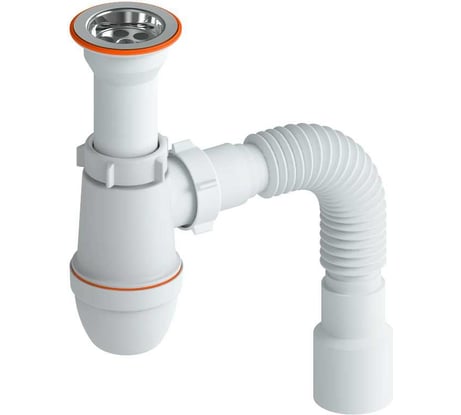 Сифон Ростовская мануфактура сантехники су-01 для умывальника (литой) РМС СУ-01