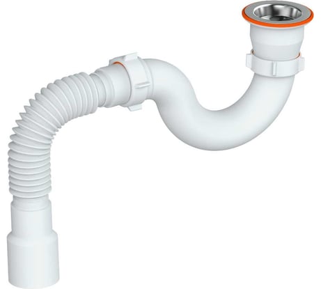 Сифон Ростовская мануфактура сантехники сд-о для душевого поддона округлый РМС СД-О