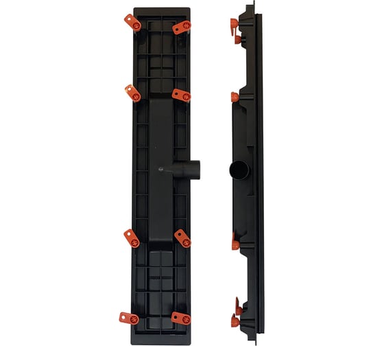 Душевой лоток Veconi Medium Black 450 V450MB
