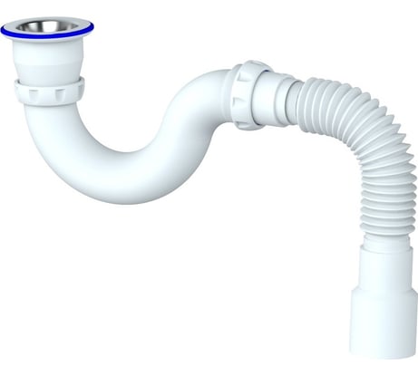 Сифон для душевого поддона Unicorn прямоточный 1.1/2 х40 c унив.г.т.40х40/50 G32