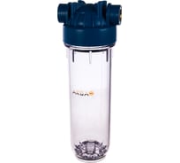 Корпус АКВА ПРО 10SL ХВС 3/4" прозрачный, ключ и скоба FHPR34 445
